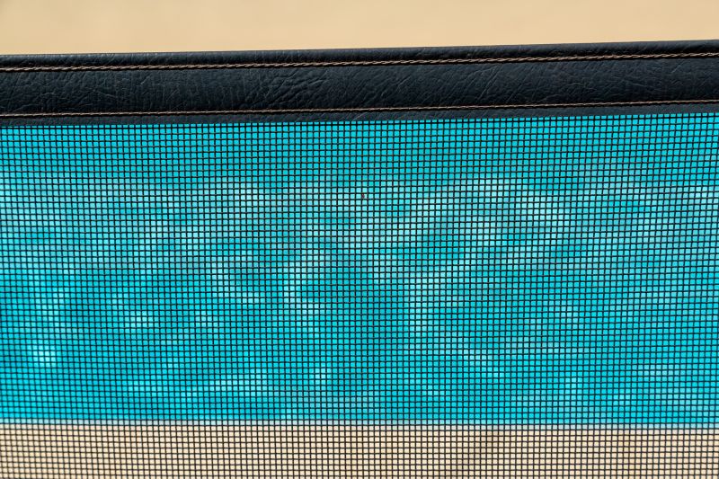 Mesh Pool Fence Construction detail