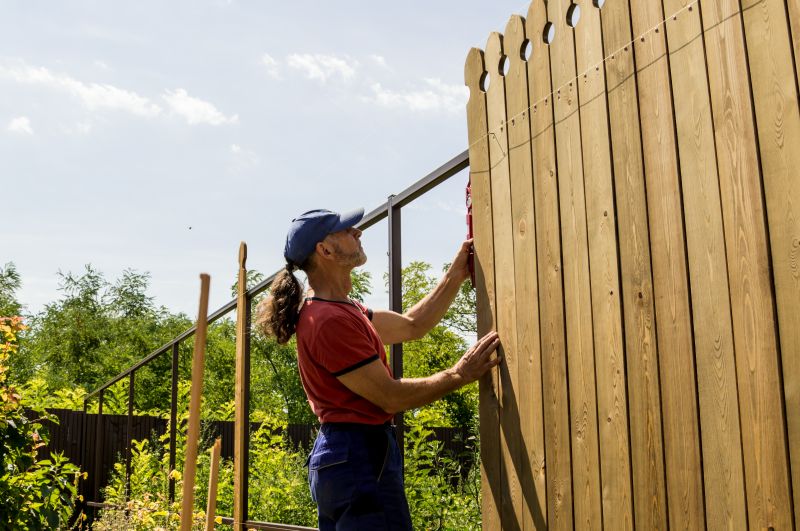 Treated Fence Installation